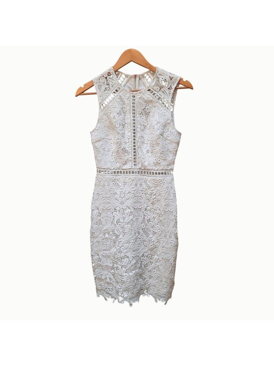 Lulus Dresses & Skirts - Dream Life White Lace Bodycon Dress XS